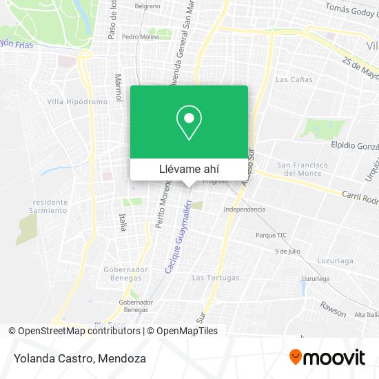 Mapa de Yolanda Castro