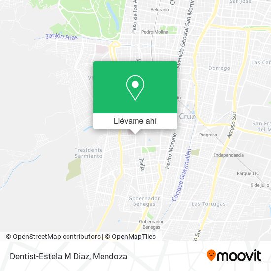 Mapa de Dentist-Estela M Diaz