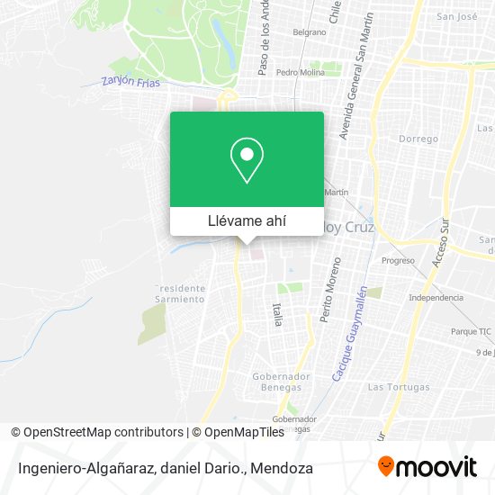 Mapa de Ingeniero-Algañaraz, daniel Dario.