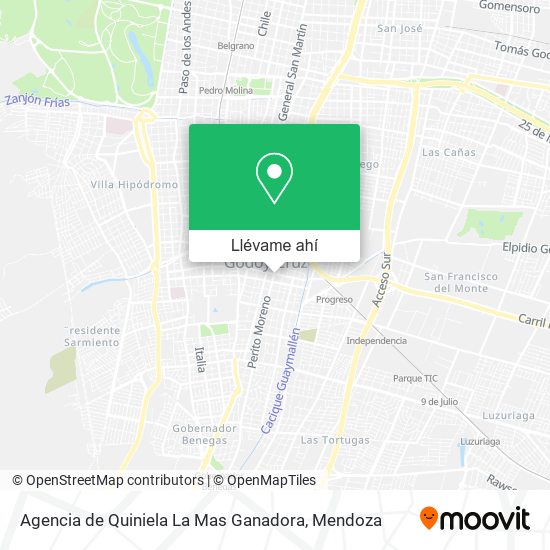 Mapa de Agencia de Quiniela La Mas Ganadora