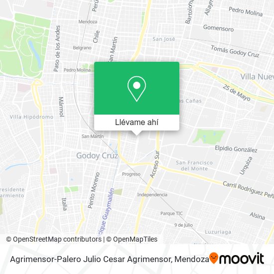 Mapa de Agrimensor-Palero Julio Cesar Agrimensor