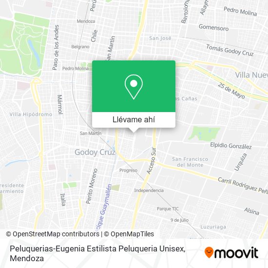 Mapa de Peluquerias-Eugenia Estilista Peluqueria Unisex