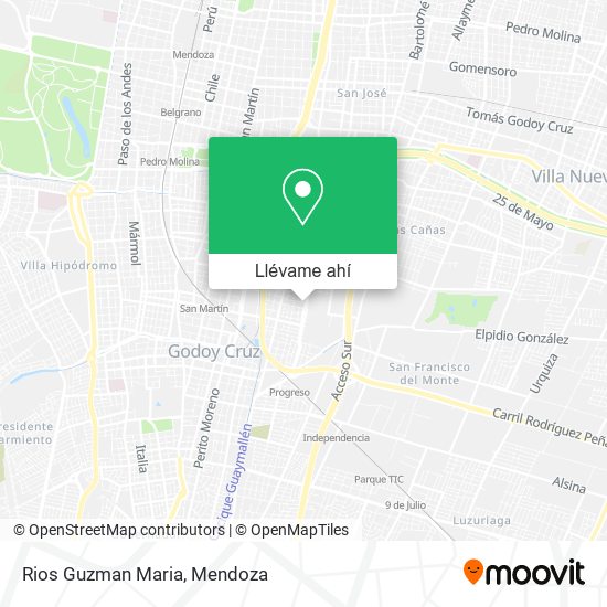 Mapa de Rios Guzman Maria