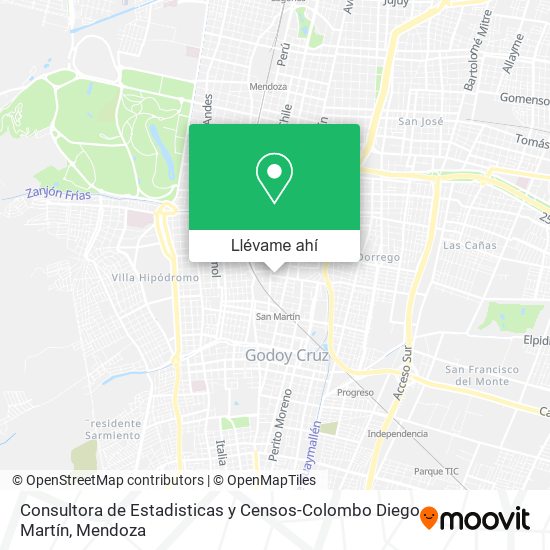 Mapa de Consultora de Estadisticas y Censos-Colombo Diego Martín