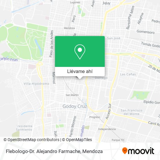 Mapa de Flebologo-Dr. Alejandro Farmache
