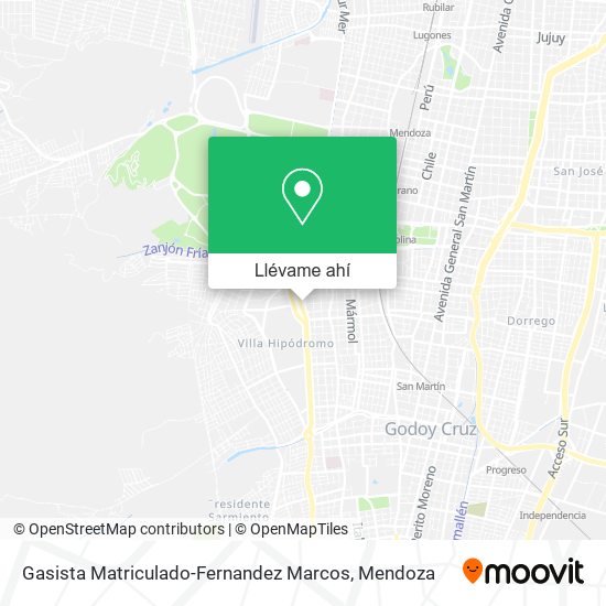 Mapa de Gasista Matriculado-Fernandez Marcos