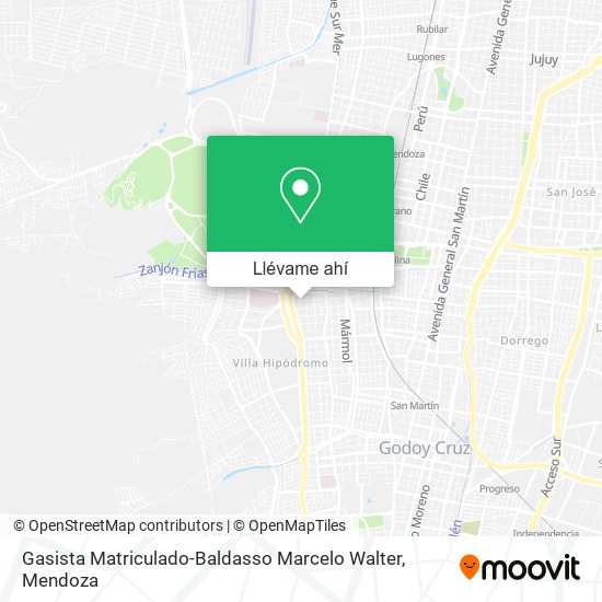 Mapa de Gasista Matriculado-Baldasso Marcelo Walter