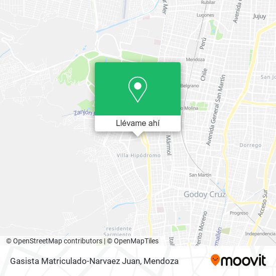 Mapa de Gasista Matriculado-Narvaez Juan