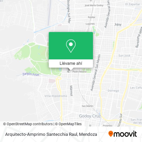 Mapa de Arquitecto-Amprimo Santecchia Raul