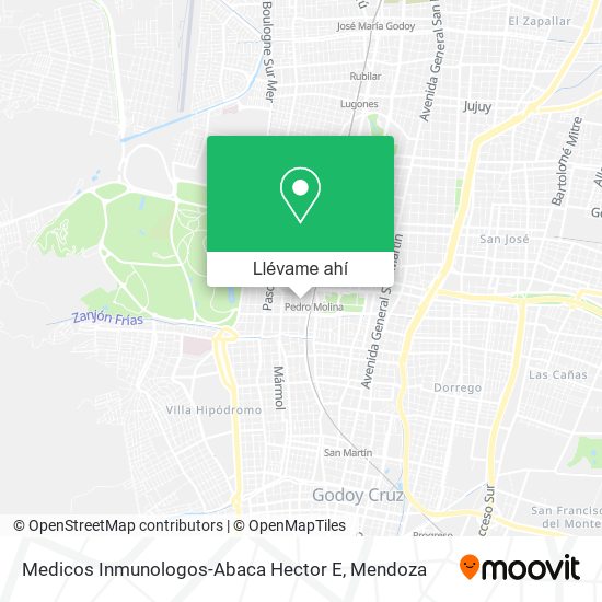 Mapa de Medicos Inmunologos-Abaca Hector E