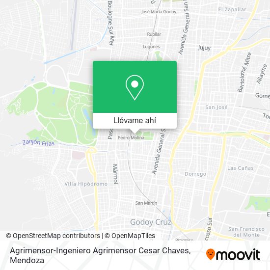 Mapa de Agrimensor-Ingeniero Agrimensor Cesar Chaves