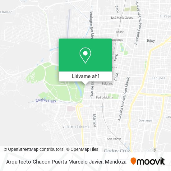 Mapa de Arquitecto-Chacon Puerta Marcelo Javier