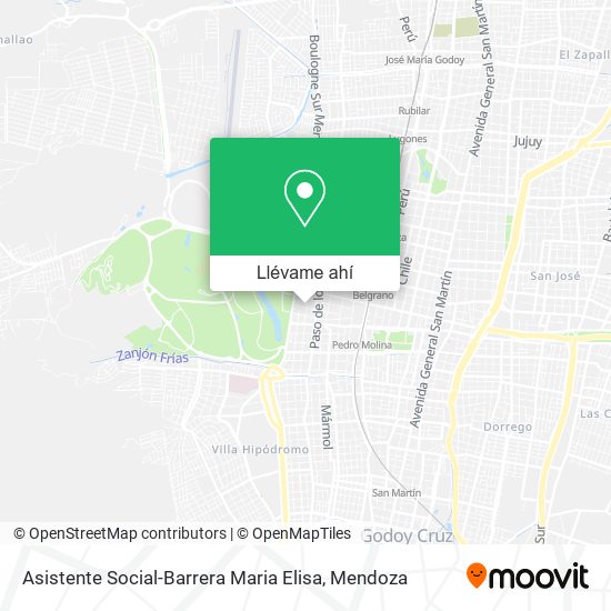 Mapa de Asistente Social-Barrera Maria Elisa