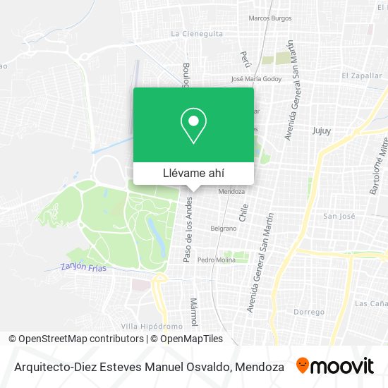 Mapa de Arquitecto-Diez Esteves Manuel Osvaldo