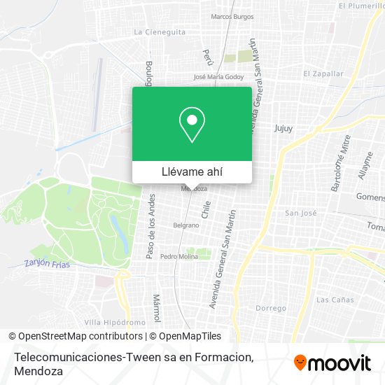Mapa de Telecomunicaciones-Tween sa en Formacion