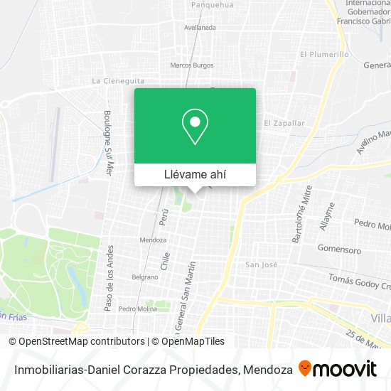Mapa de Inmobiliarias-Daniel Corazza Propiedades