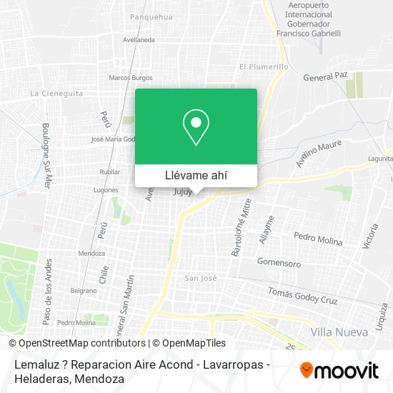 Mapa de Lemaluz ? Reparacion Aire Acond - Lavarropas - Heladeras