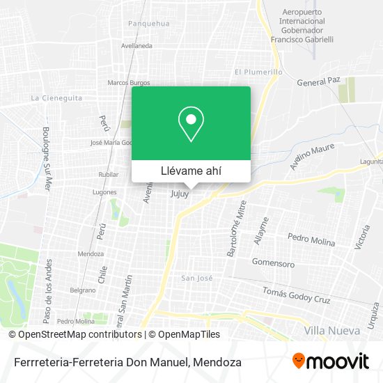Mapa de Ferrreteria-Ferreteria Don Manuel
