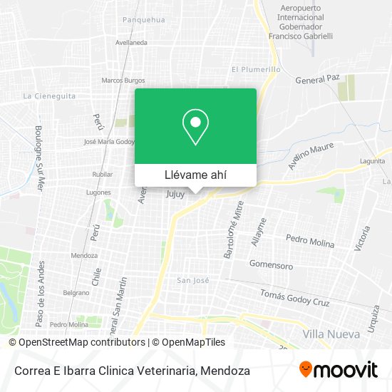 Mapa de Correa E Ibarra Clinica Veterinaria