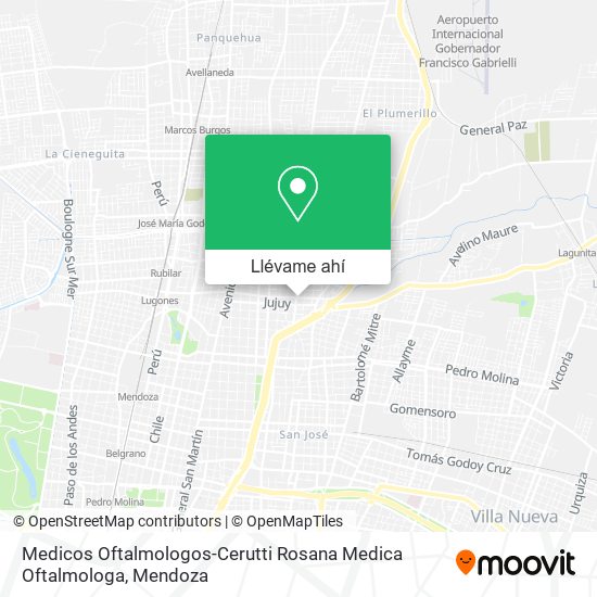 Mapa de Medicos Oftalmologos-Cerutti Rosana Medica Oftalmologa