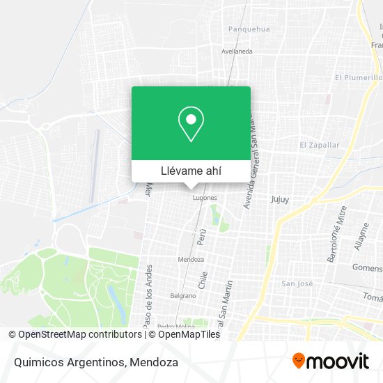 Mapa de Quimicos Argentinos