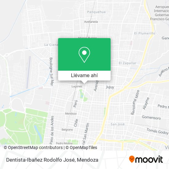 Mapa de Dentista-Ibañez Rodolfo José