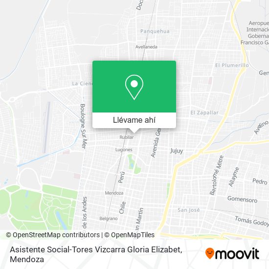 Mapa de Asistente Social-Tores Vizcarra Gloria Elizabet