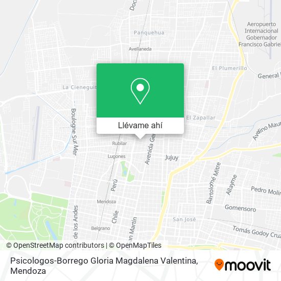 Mapa de Psicologos-Borrego Gloria Magdalena Valentina