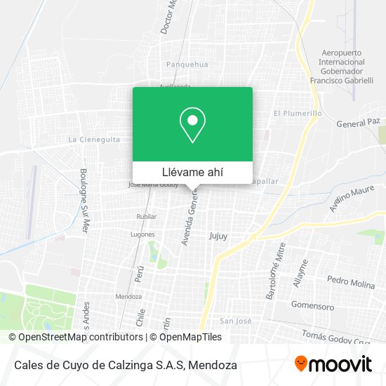 Mapa de Cales de Cuyo de Calzinga S.A.S