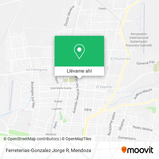Mapa de Ferreterias-Gonzalez Jorge R