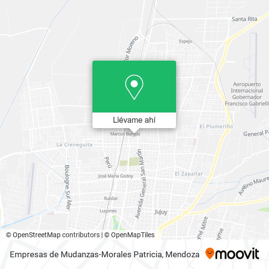 Mapa de Empresas de Mudanzas-Morales Patricia