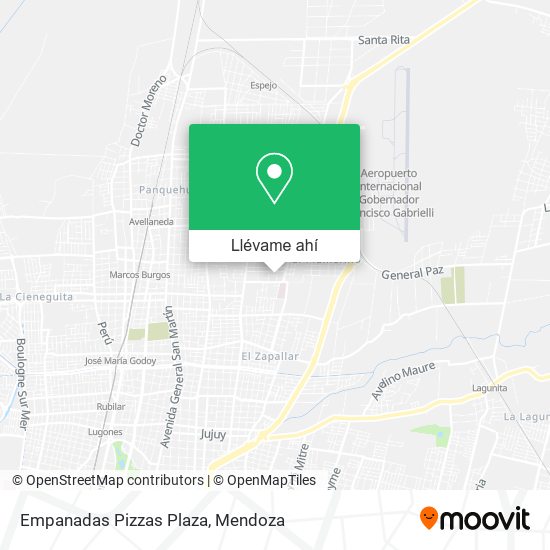 Mapa de Empanadas Pizzas Plaza