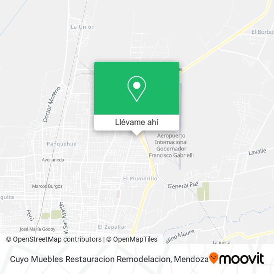 Mapa de Cuyo Muebles Restauracion Remodelacion