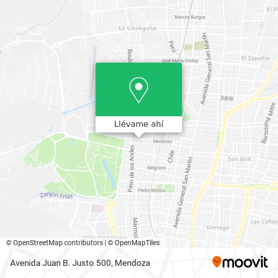 Mapa de Avenida Juan B. Justo 500