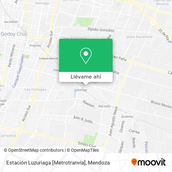 Mapa de Estación Luzuriaga [Metrotranvía]