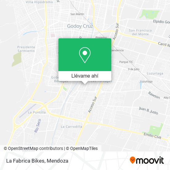 Mapa de La Fabrica Bikes