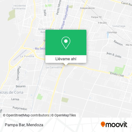 Mapa de Pampa Bar