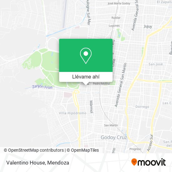 Mapa de Valentino House