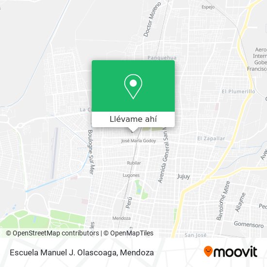 Mapa de Escuela Manuel J. Olascoaga