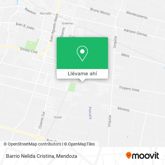Mapa de Barrio Nelida Cristina