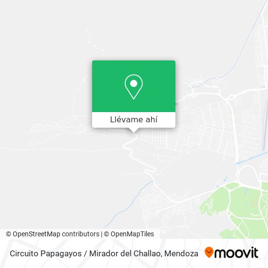 Mapa de Circuito Papagayos / Mirador del Challao