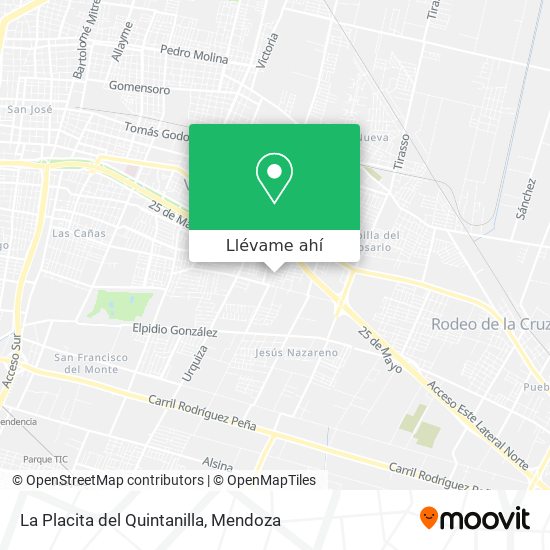 Mapa de La Placita del Quintanilla