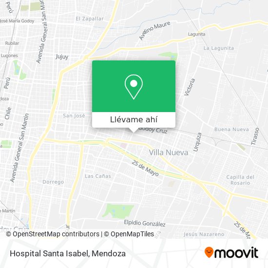 Mapa de Hospital Santa Isabel