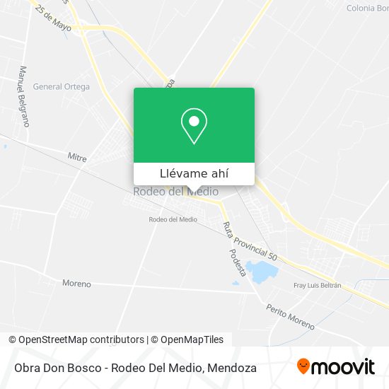 Mapa de Obra Don Bosco - Rodeo Del Medio