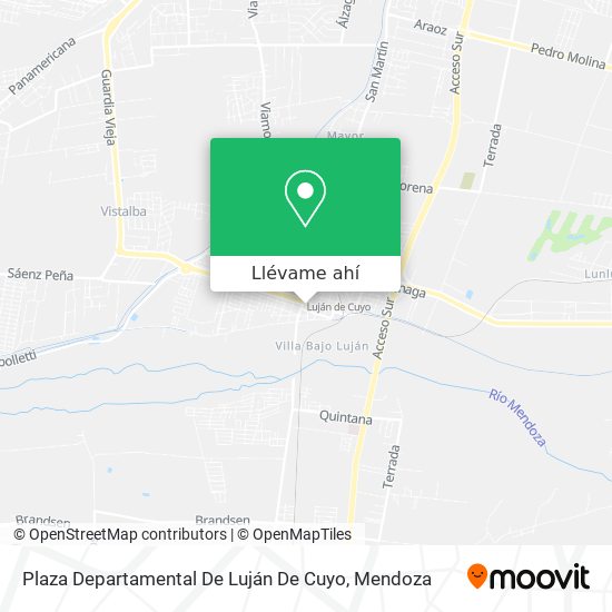 Mapa de Plaza Departamental De Luján De Cuyo