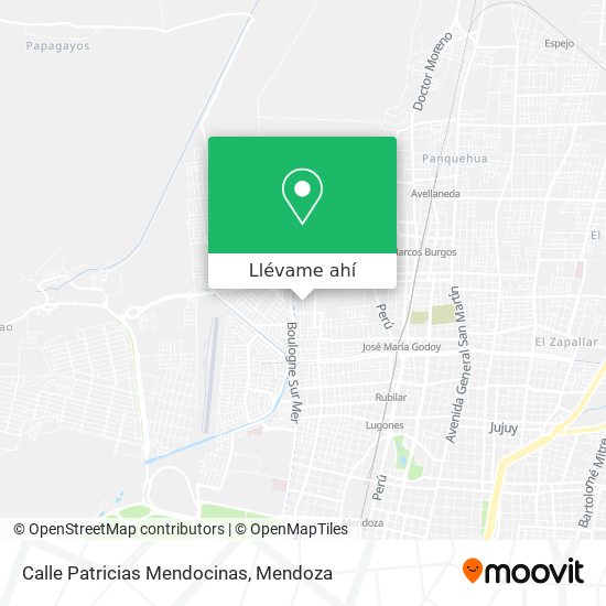 Mapa de Calle Patricias Mendocinas