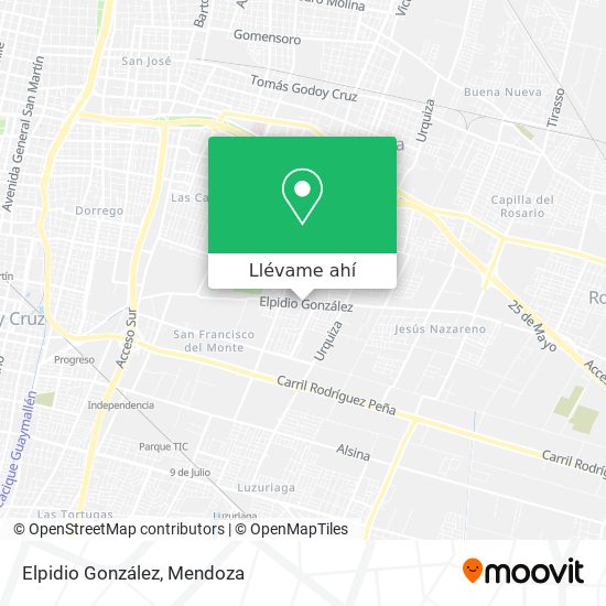 Mapa de Elpidio González