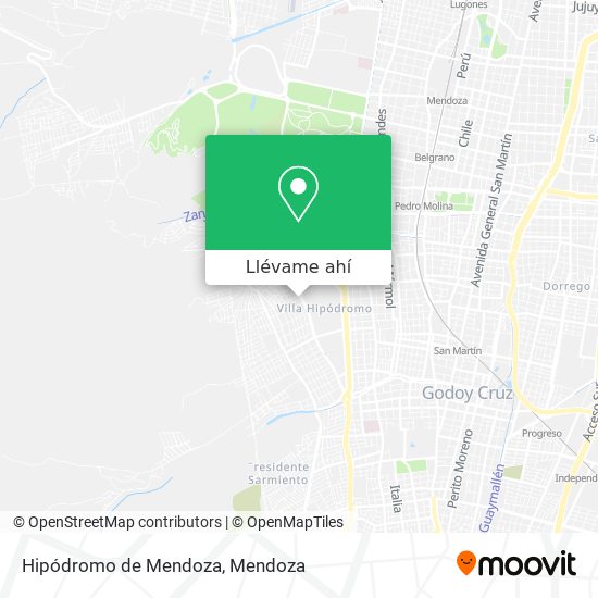 Mapa de Hipódromo de Mendoza