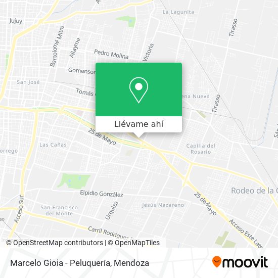 Mapa de Marcelo Gioia - Peluquería