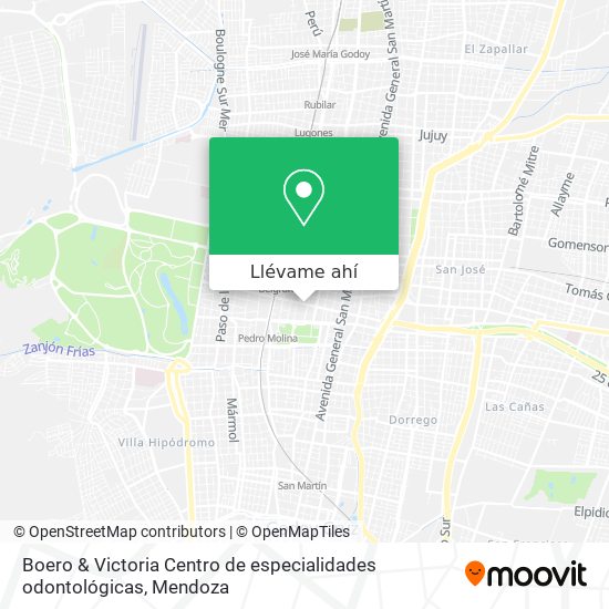 Mapa de Boero & Victoria Centro de especialidades odontológicas